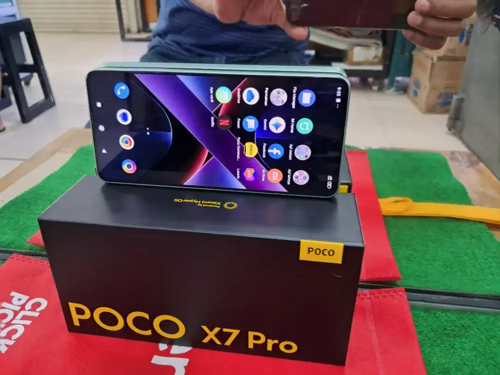 Poco X7 pro Ram 12/512 gb lengkap tampa kendala