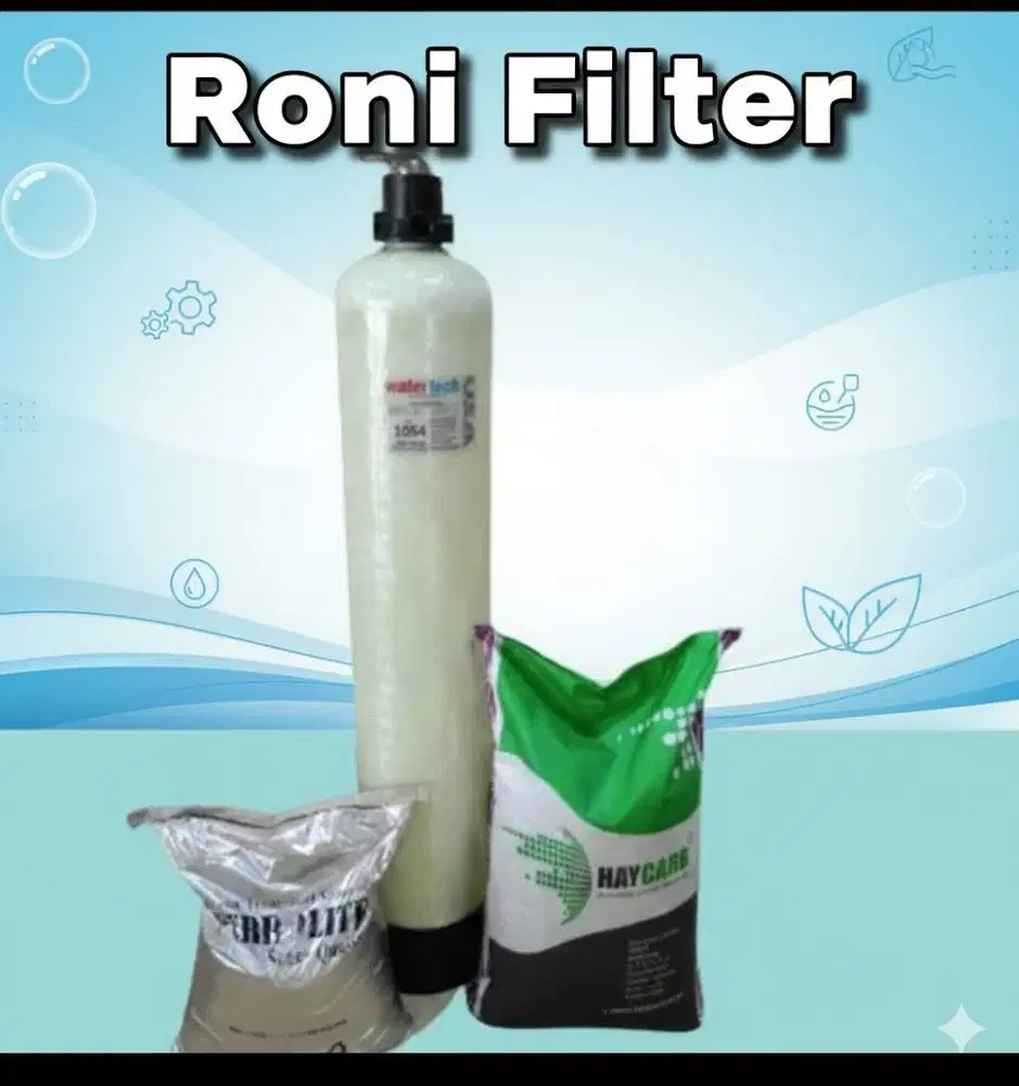 Saringan air filter penjernih air sepaket / penyaring air rumahan