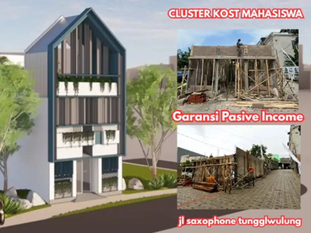 Investasi Kost Arada Saxophone Lokasi Prime, Mahasiswa Ramai okupansi tinggi