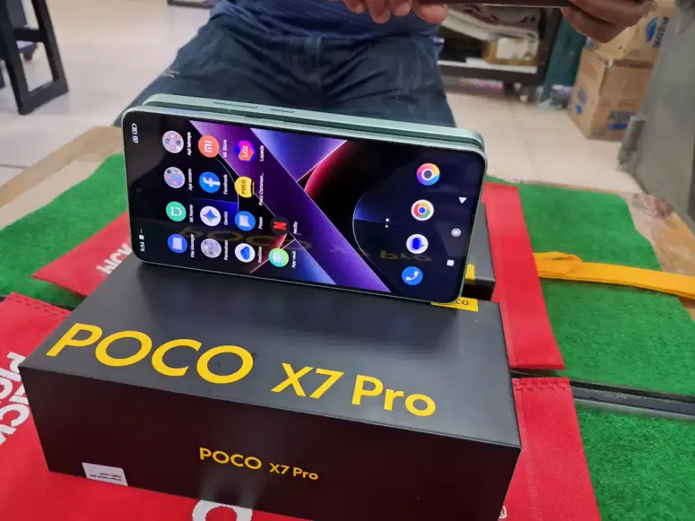 Poco X7 Pro 5G Ram 12/512 gb lengkap normal tampa kendala