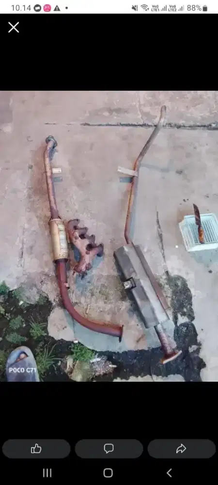 Knalpot suzuki katana