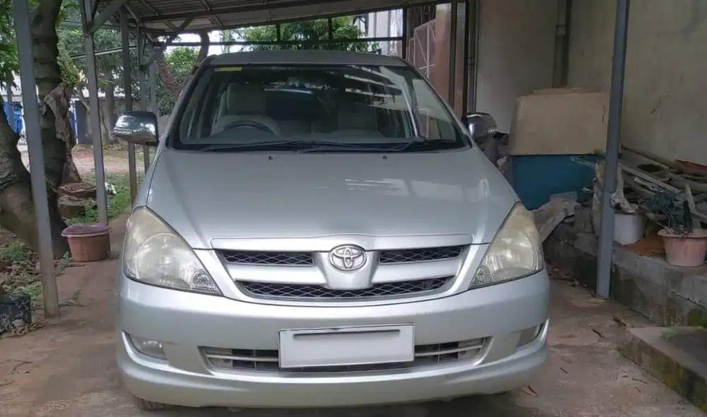 MOBIL BAGUS BODY MULUS SURAT LENGKAP KIJANG INNOVA G DIESEL THN 2008