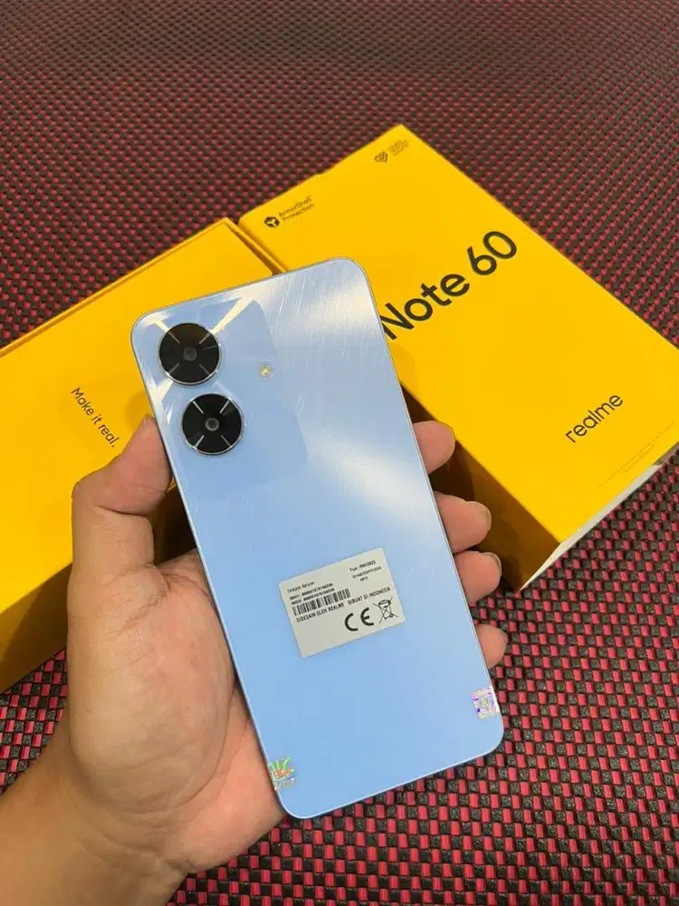 Realme Note 60 6/128 – Garansi Resmi April 2026, Mulus Siap Pakai!