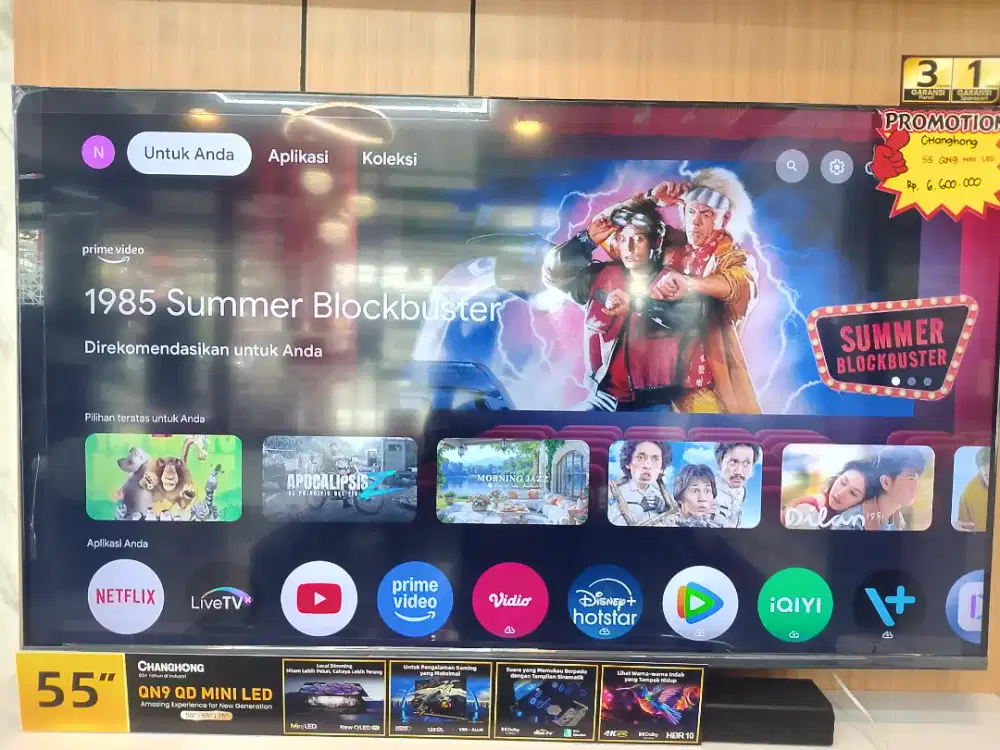 GOOGLE TV CANGHONG 55 INCH QN9