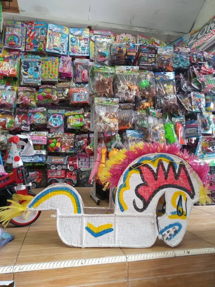 mainan anak kuda lumping bambu L