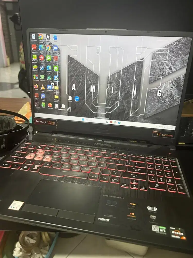 Laptop Gaming Second Asus Tuf A15 FA506ICB ram 16gb vga 3050