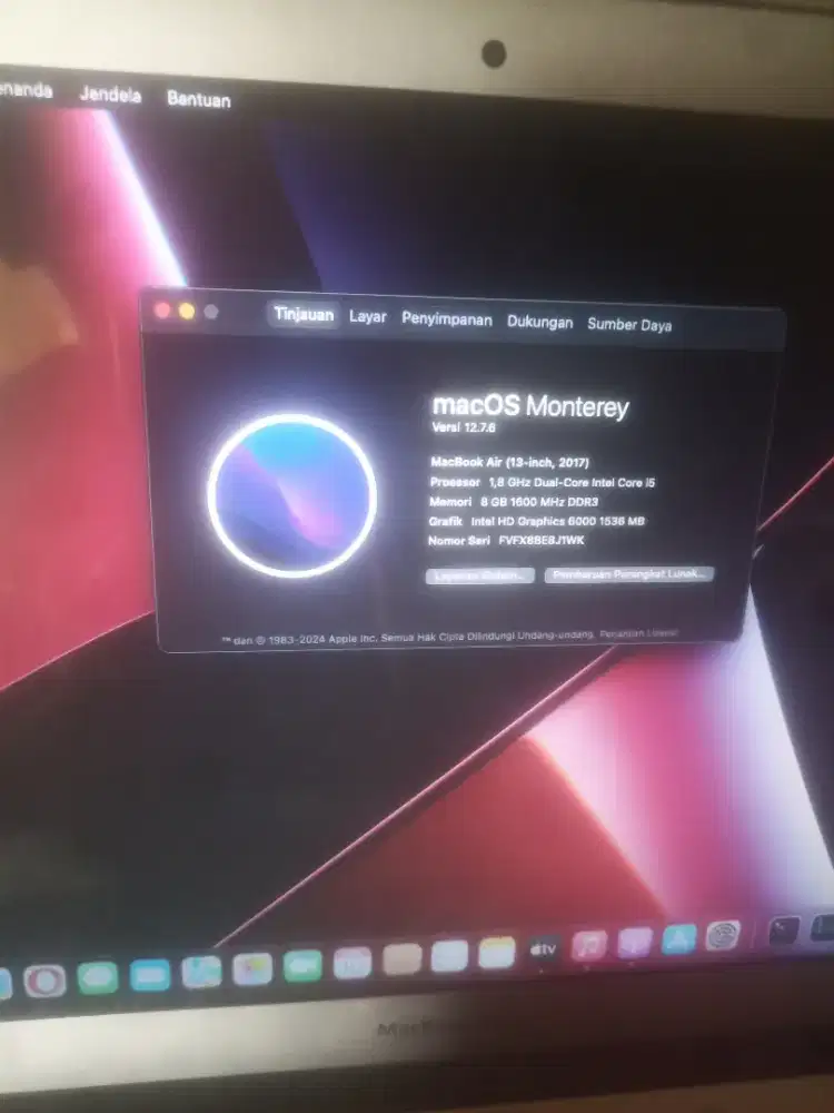 MACBOOK AIR 13 INCH 2017 I5 8/128