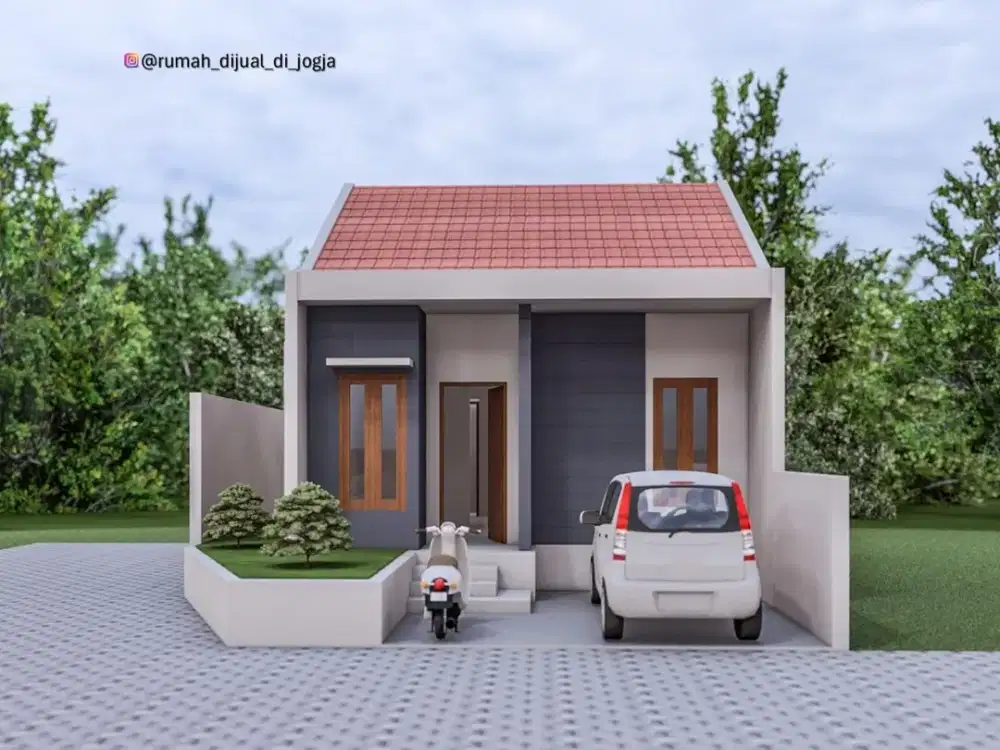 Rumah dalam Perumahan di Bangunjiwo Jogja Selatan dekat Kampus UMY Siap Bangun