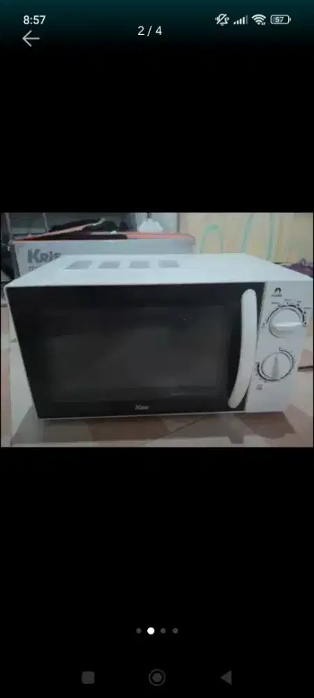 Microwave oven tuker HP boleh