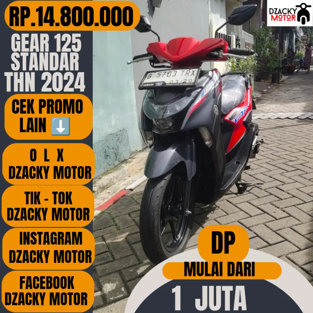 GEAR 125  STANDAR 2024 SECOND LIKE NEW