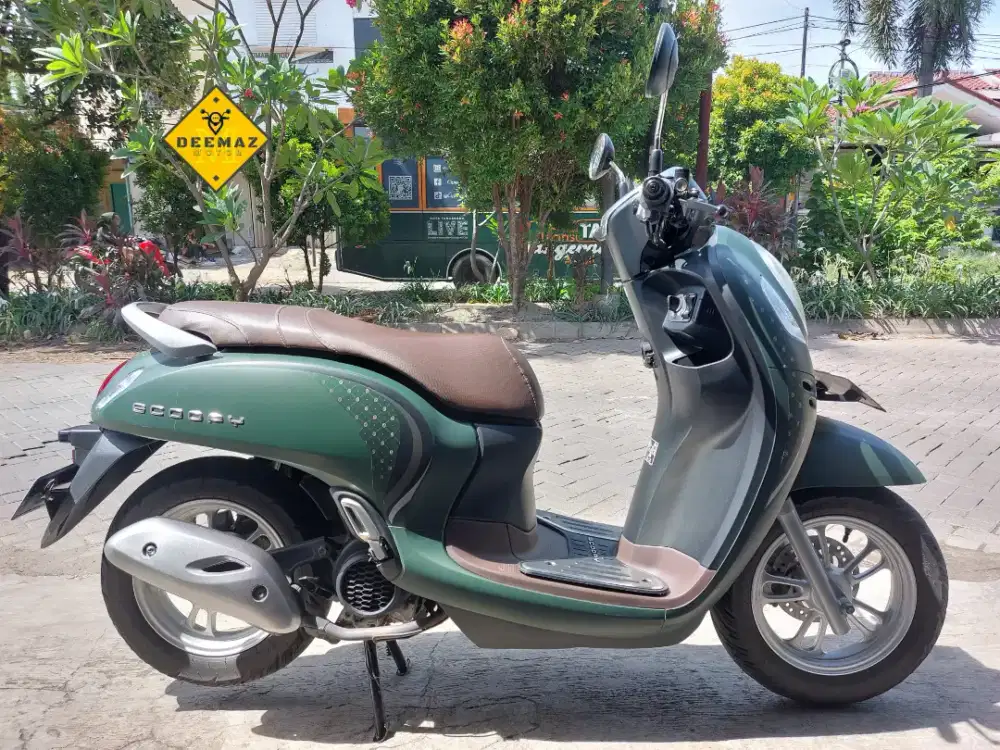 (DP 400 Rb)‼️ Scoopy Stylish Keyless Hijau 2024 Cash & Kredit