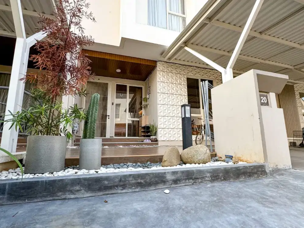 Rumah Cantik Fully Furnish di Cluster Catriona Suvarna Siap Huni