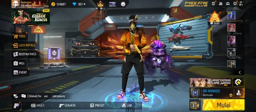 Games akun FF Lok Tangerang