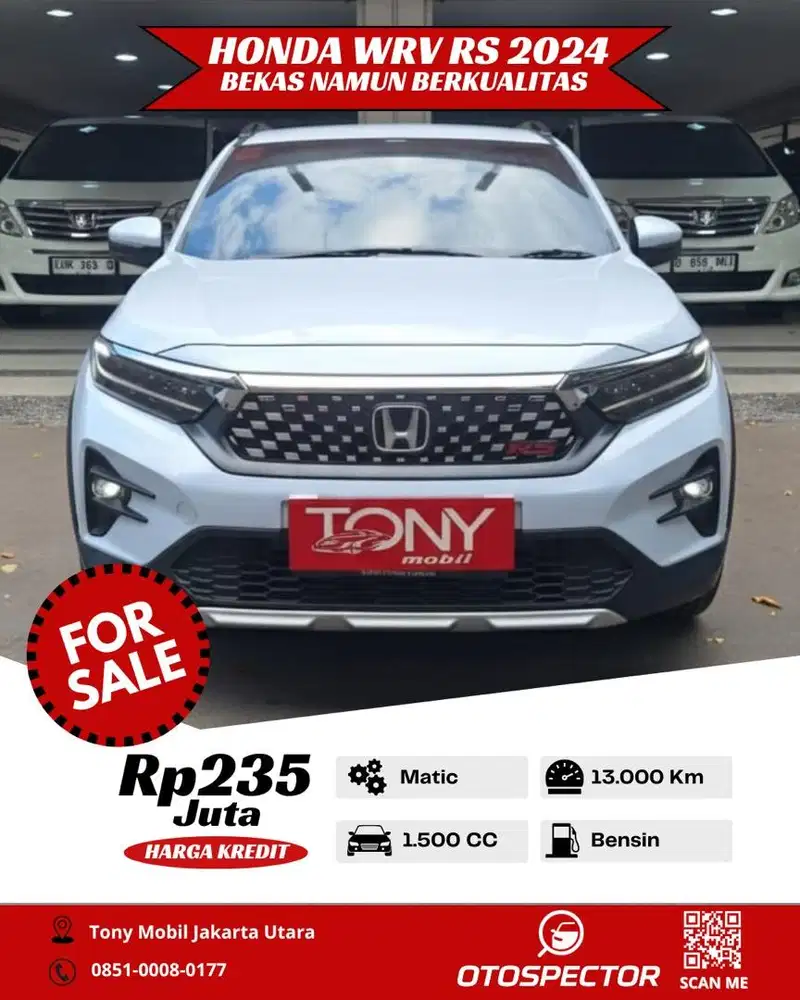 Honda WRV RS CVT Putih 2024