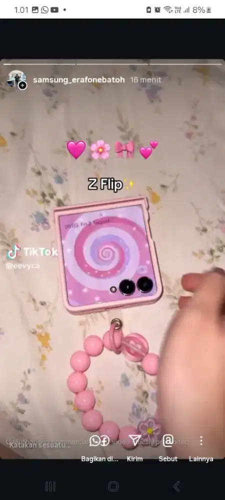 Samsung zflip 7 free keoala charger dan fit 3