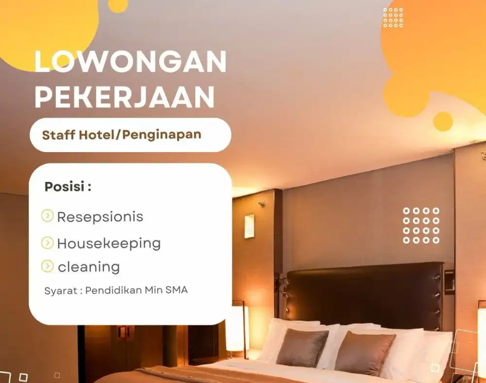 Housekeeping/cleaning penginapan
