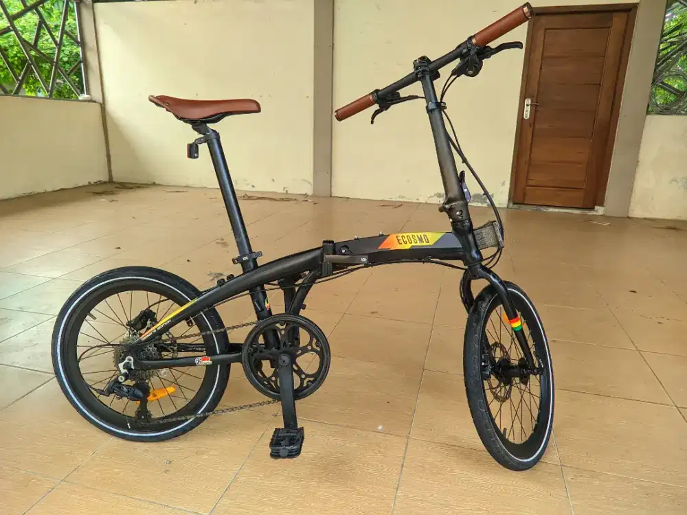 sepeda lipat element ecosmo 8 ukuran 20 rem hidrolik