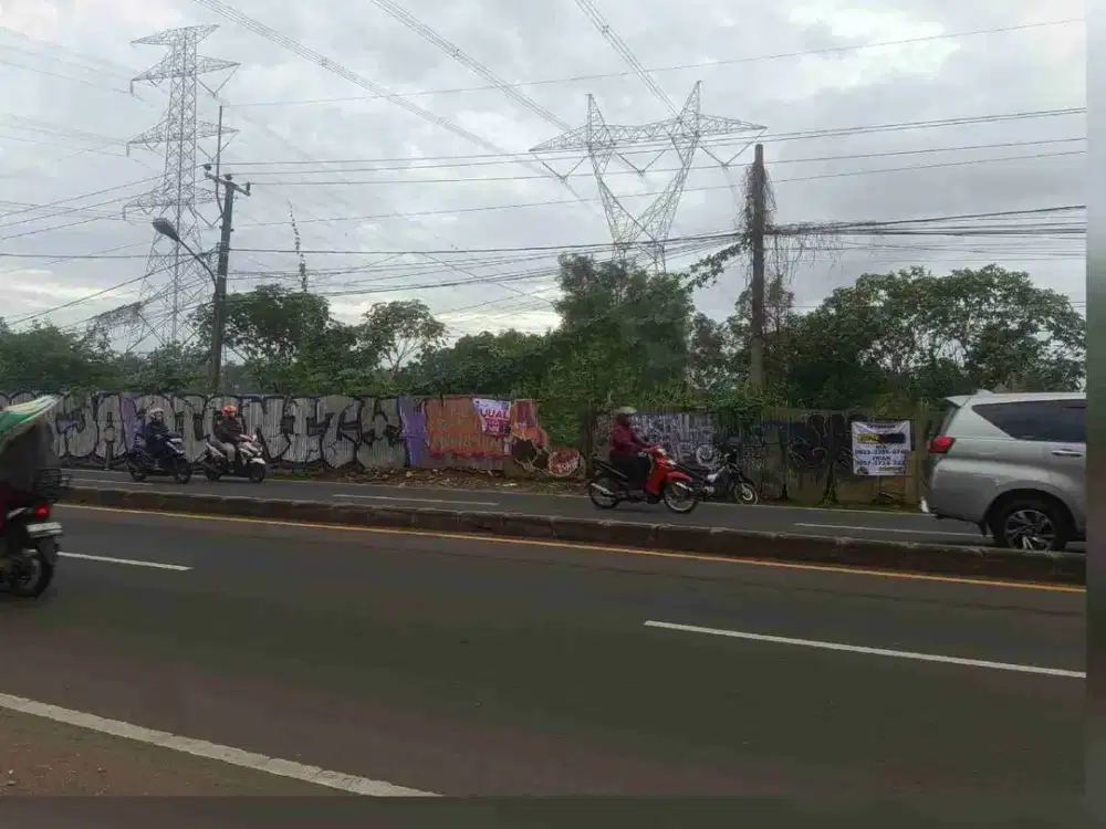 Dijual murah tanah dipinggir jalan area komersil di ciputat, harga di bawah NJOP