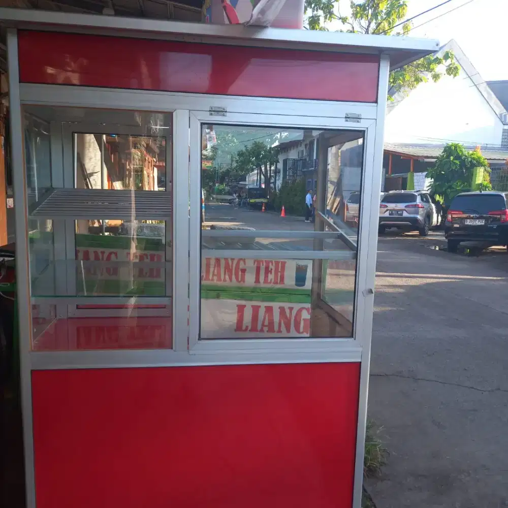 Gerobak etalase stainless