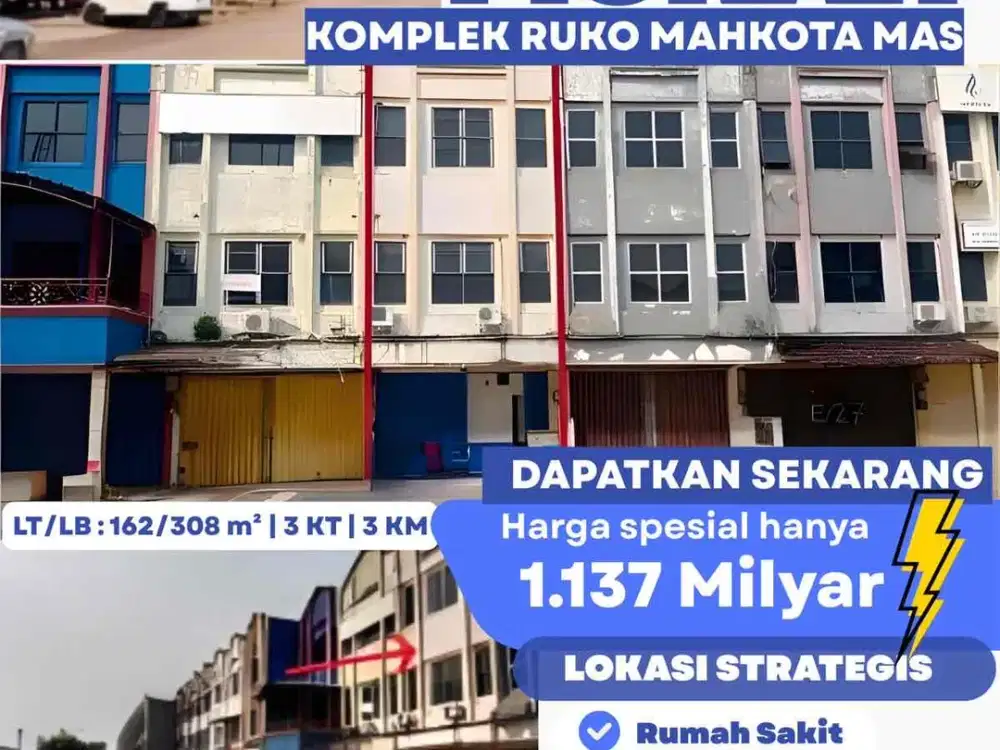 Ruko Super Murah dan Strategis di Pusat Kota Tangerang cocok untuk usaha