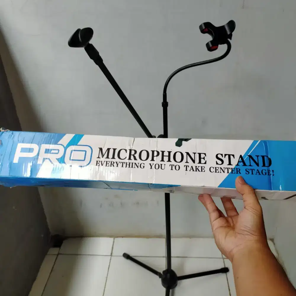 STAND MICROPHONE MIC LENGKAP