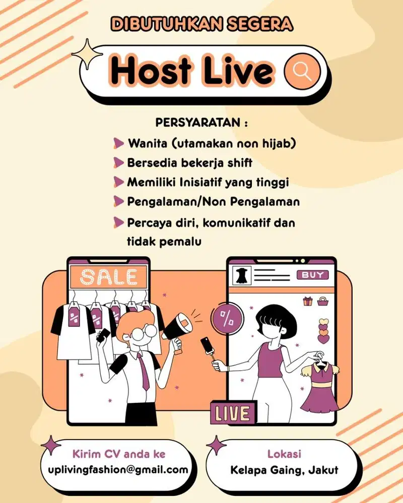 DICARI HOST LIVE