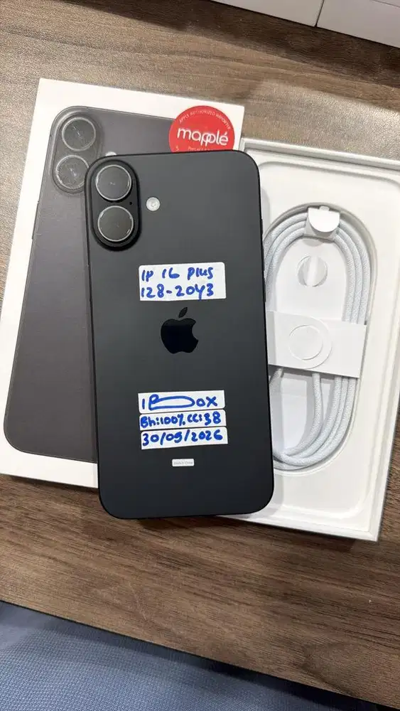 iphone 16 plus 128gb ibox fullset
