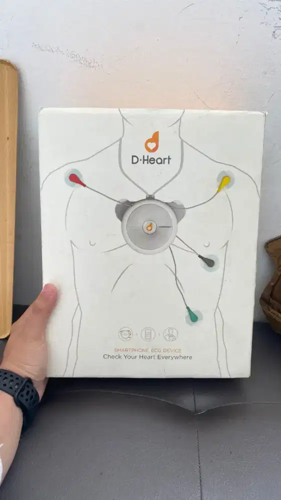 D-Heart ECG Portable - Alat Rekam Jantung via Smartphone