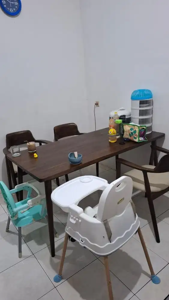 Meja Makan Solid Wood Jati Jepara