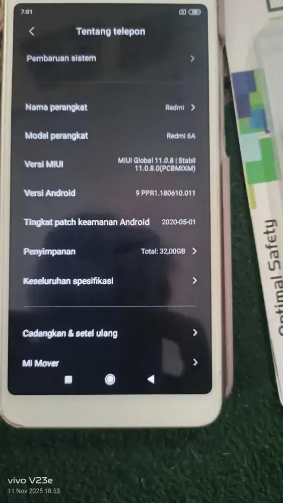 redmi 6a ram 2/32 batangan
