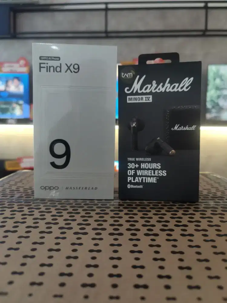 OPPO Find X9 12/256GB Tebus Murah Tws Marshall Cicilan Bunga 0%