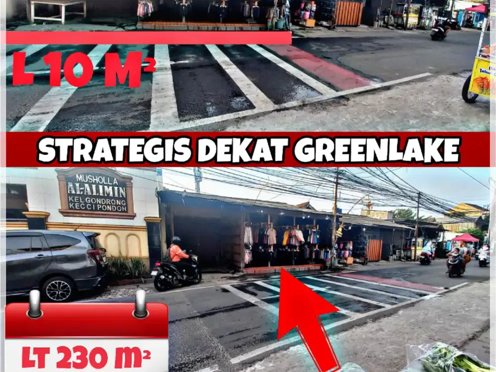 Dijual Kios Plus Rumah Induk Hadap Ke Jalan Raya Kihajar Dewantoro Luas 230 Meter