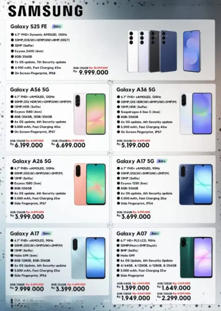 promo cashback samsung a series hinggan z series