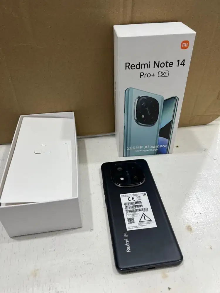 REDMI NOTE 14 PRO PLUS 5G 256GB BLACK GARANSI RESMI 2ND