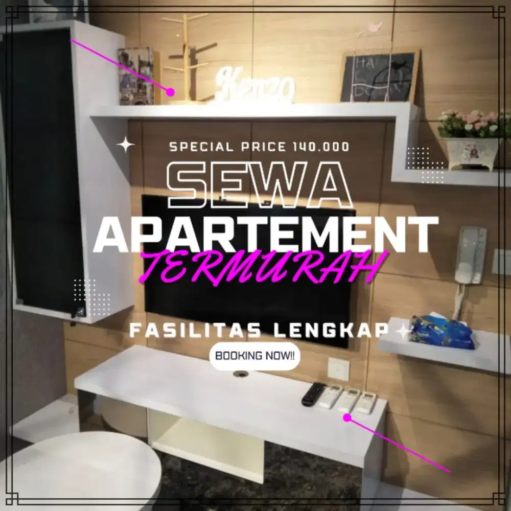 Sewa Apartemen BINTARO ICON TANGERANG SELATAN Harian/Transit Termurah