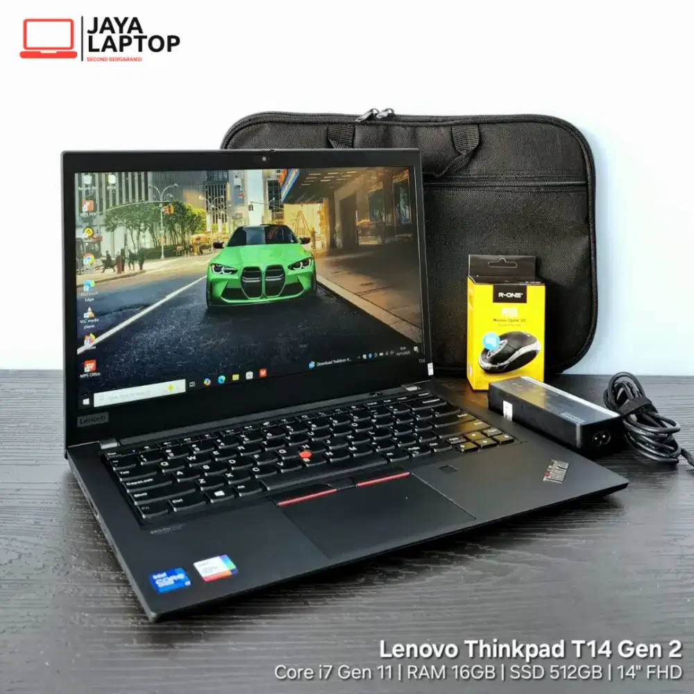 Lenovo Thinkpad T14 Gen 2 Core i7 Gen 11 16/512GB Laptop Second Bekas