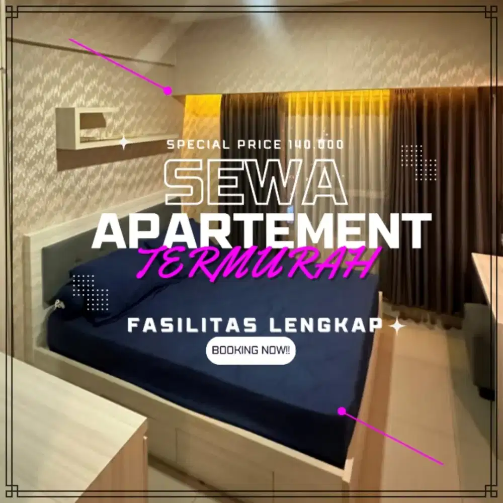 Sewa Apartemen Jakarta Pusat GREEN PRAMUKA Harian Transit Termurah