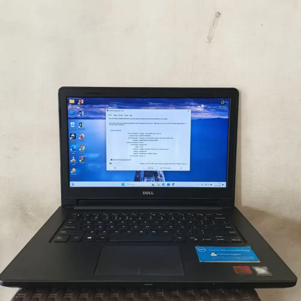 JUAL LAPTOP DELL INSPIRON 14 3476 INTEL CORE i3-7020U VGA RADEON 520