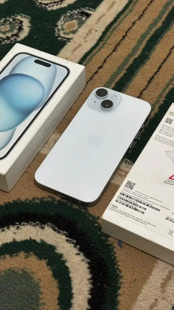 iPhone 15 128GB Blue Ex iBox Like New !!