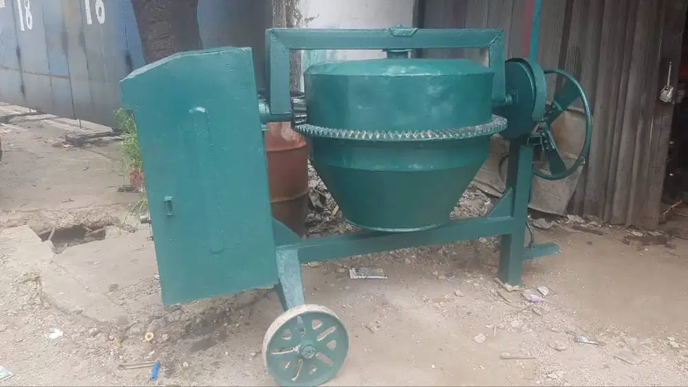 Jual Mesin Mixer Cor Beton Iron Globe Kondisi Siap Kerja