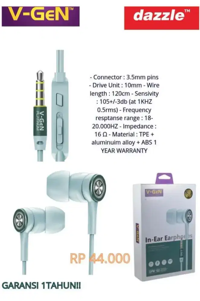 Vgen Earphone epw-04