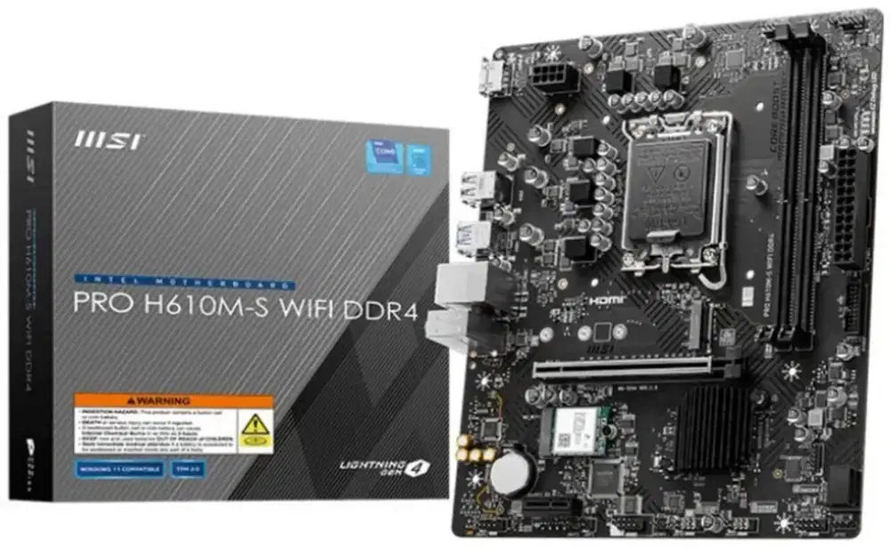 Motherboard MSI LGA 1700 DDR4 H610M-S WIFI