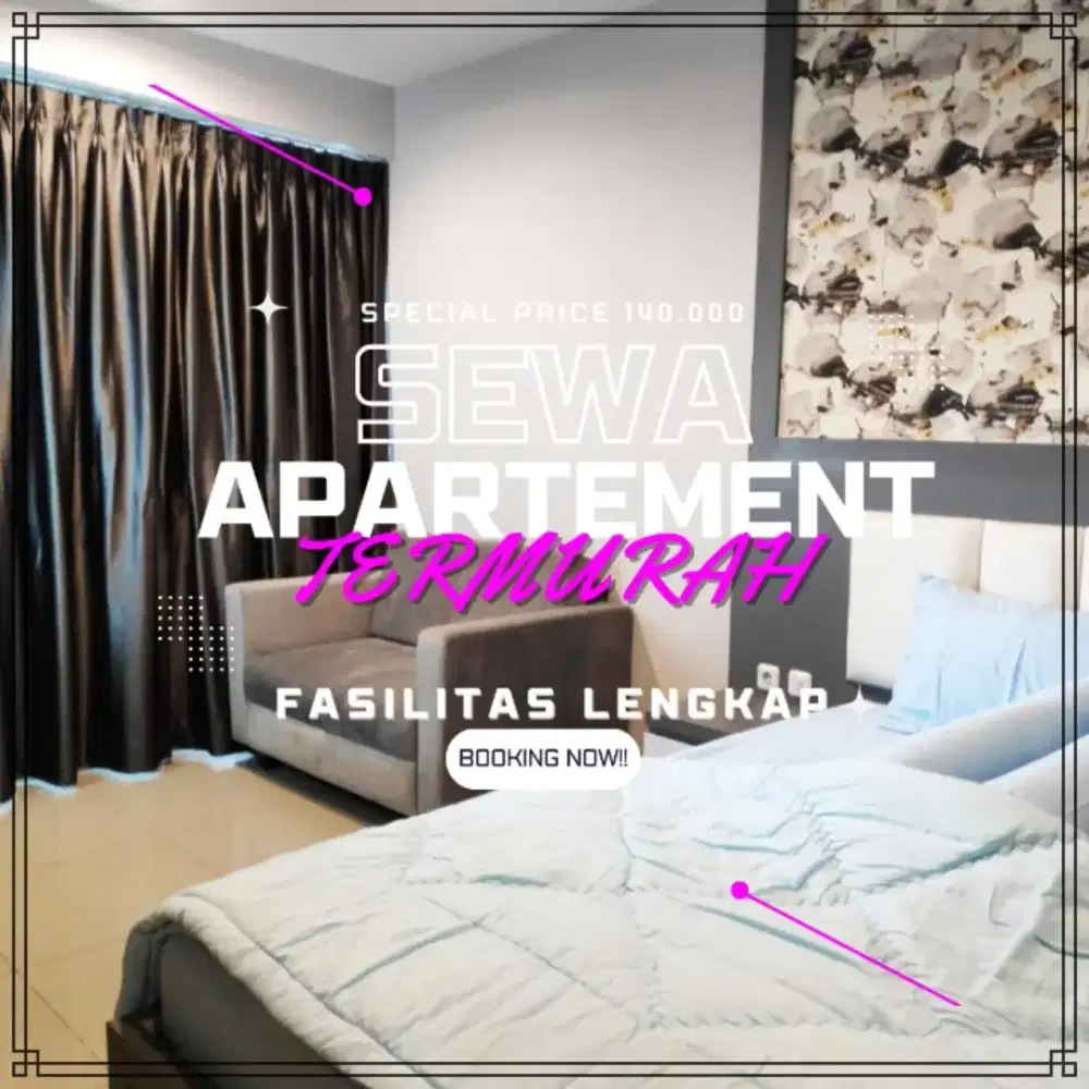 Sewa Apartemen Bekasi GRAND KAMALA LAGOON Harian/Transit Termurah