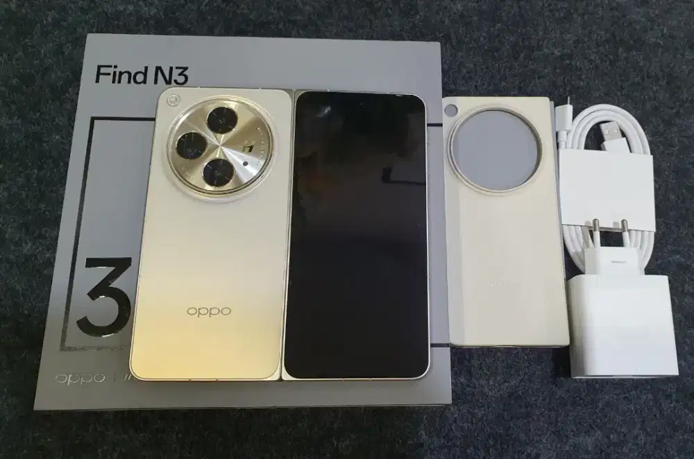 Ex Dsiplay OPPO FIND N3 Fold ram 16/512 Kelengkapan Fullset Original