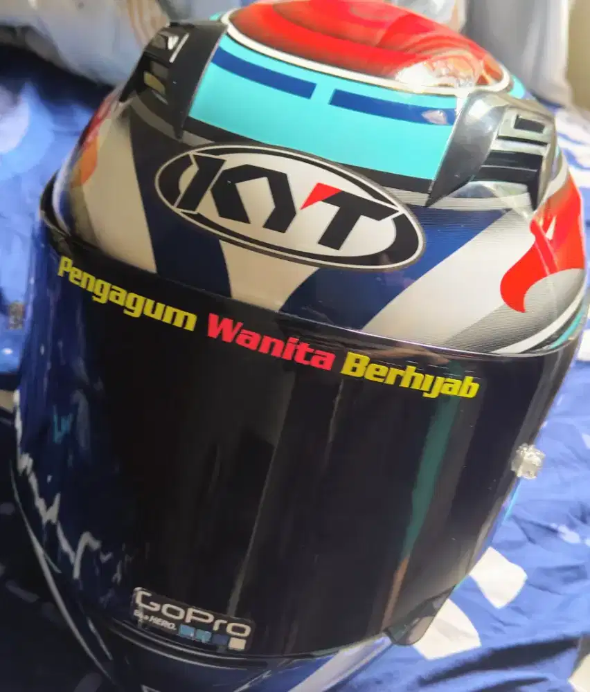 HELM FULL FACE KYT KYOTO R10 AQUAMARINE SEKON