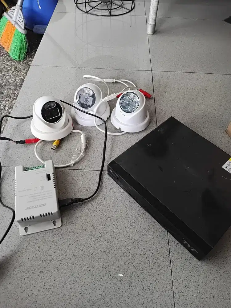 Cctv 3 lengkap set smua jual murah likenew
