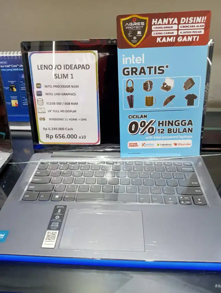 Segampang Itu cicilan Laptop Lanovo Ideapad Slim 1 Pakai Home Credit