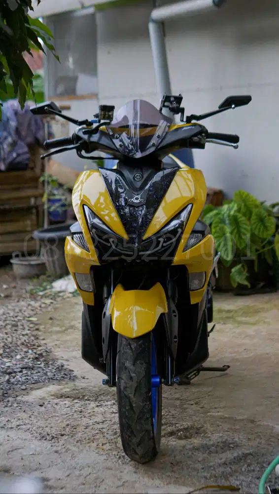 AEROX 2018 WARNA KUNING MODIF TIPIS