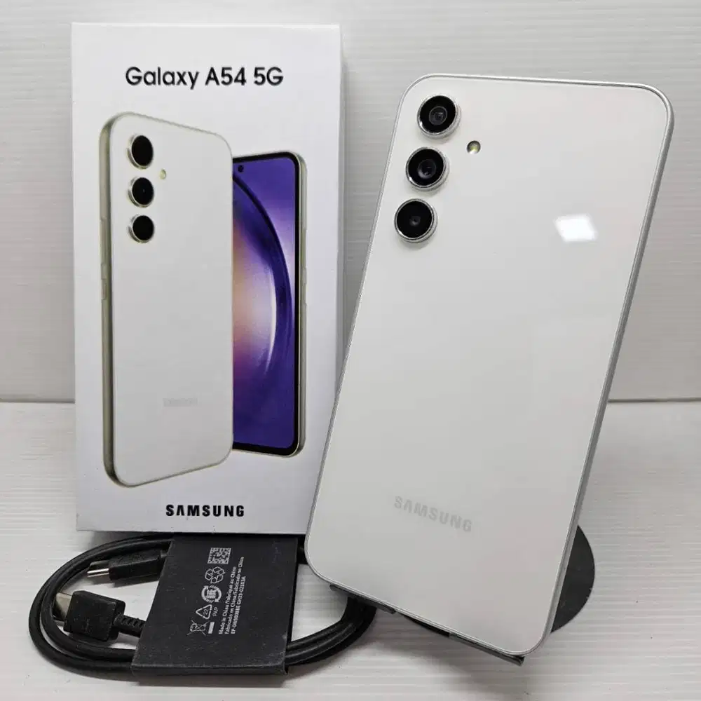 LIKE NEW 99.9% SAMSUNG GALAXY A54 5G 8/256 WHITE NO MINUS EX SEIN MULU