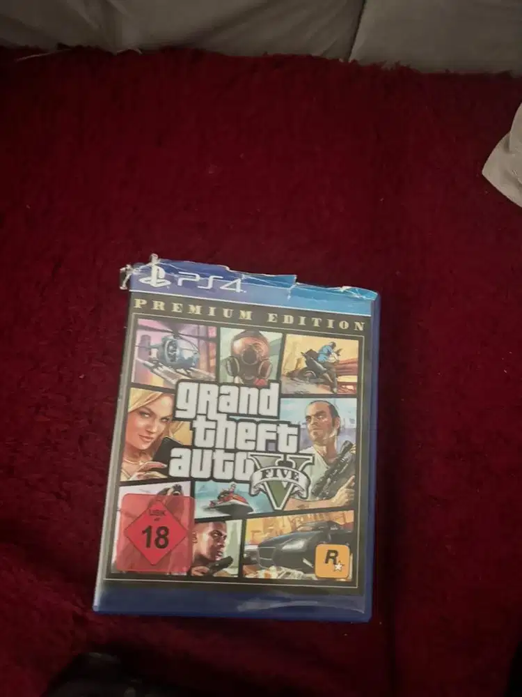 DIJUAL BD KASET GTA V / GTAV PS4 mulus murah